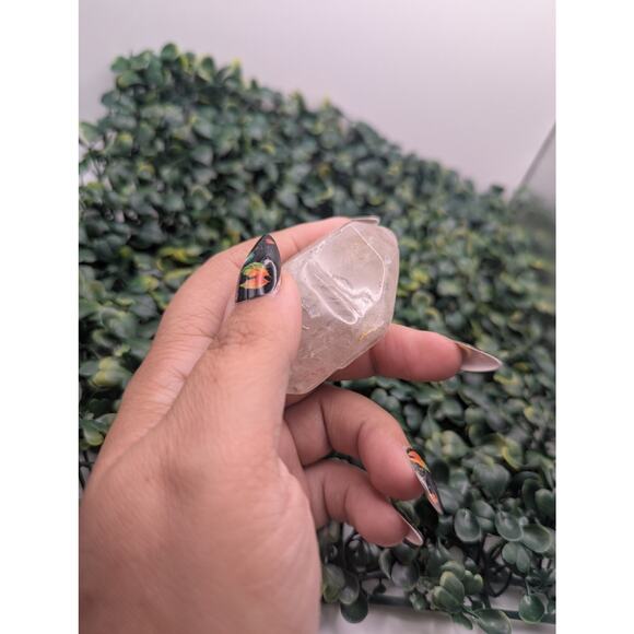 Enhydro Garden Quartz large moving bubble black sediment freeform crystal nature - Picture 4 of 4